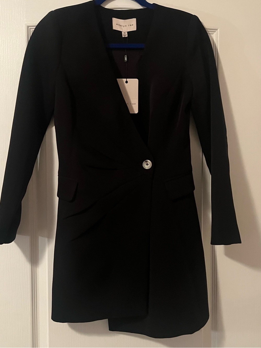 Adelyn Rae Black Tailored Blazer Dress
